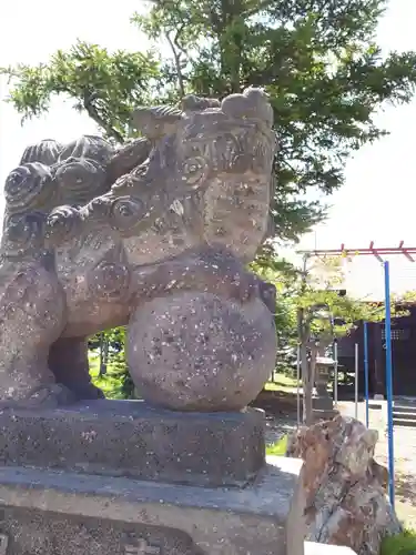 対雁通相馬神社の狛犬