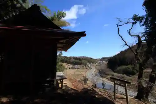 関場神社の景色