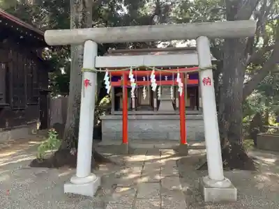 多摩川浅間神社の鳥居