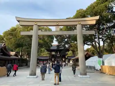 明治神宮の鳥居