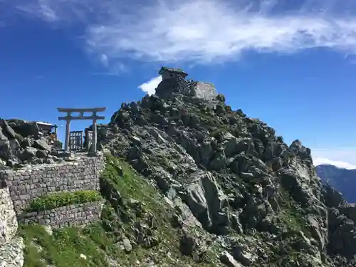 雄山神社峰本社の景色