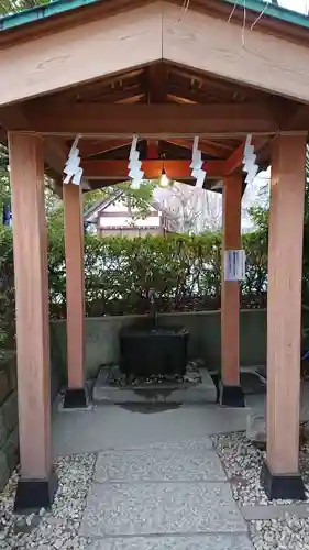 稲毛神社の手水舎