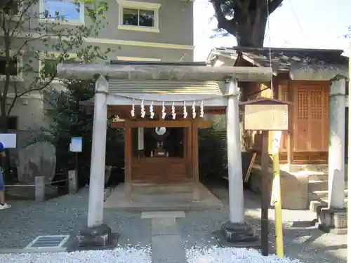 川越熊野神社の鳥居