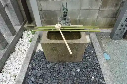 南長柄八幡宮の手水舎