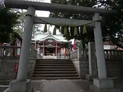 瀬田玉川神社の鳥居