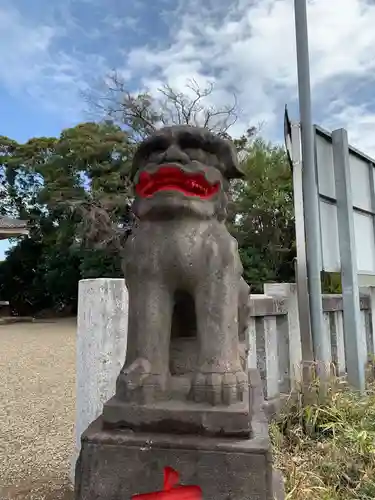 人見神社の狛犬