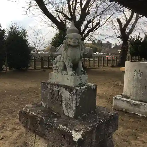 側高神社の狛犬