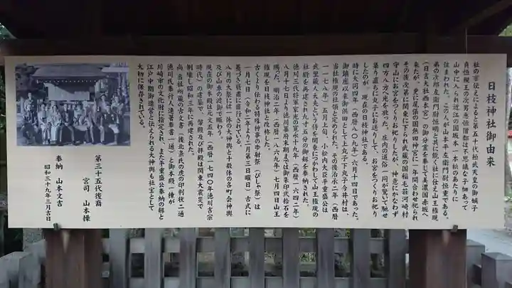 丸子山王日枝神社の歴史