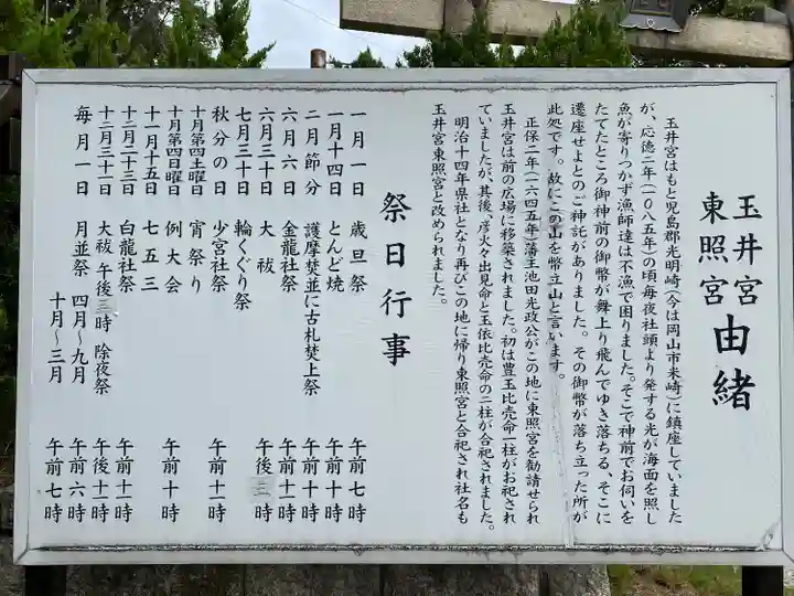 玉井宮東照宮の歴史