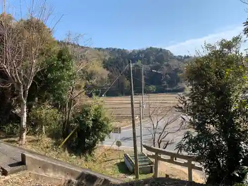 御霊神社の景色