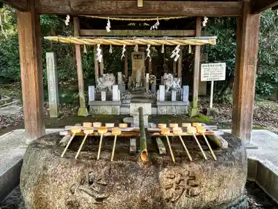 愛知縣護國神社の手水舎