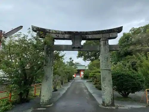 青木天満宮の鳥居