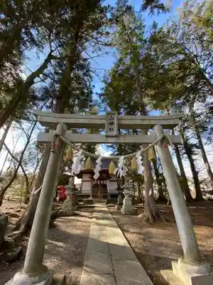 諏訪内山神社の鳥居