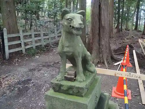 宝登山神社奥宮の狛犬