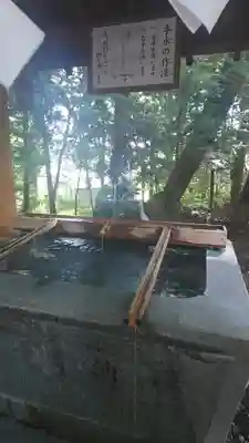 新屋山神社の手水舎