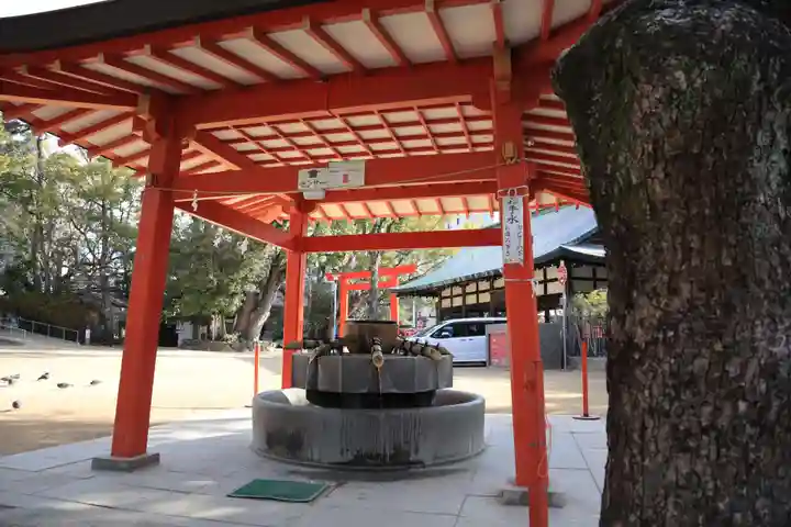 長田神社の手水舎