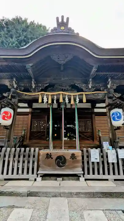 滝野川八幡神社の本殿・本堂