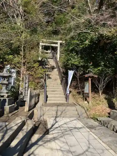 白旗神社(西御門)の鳥居