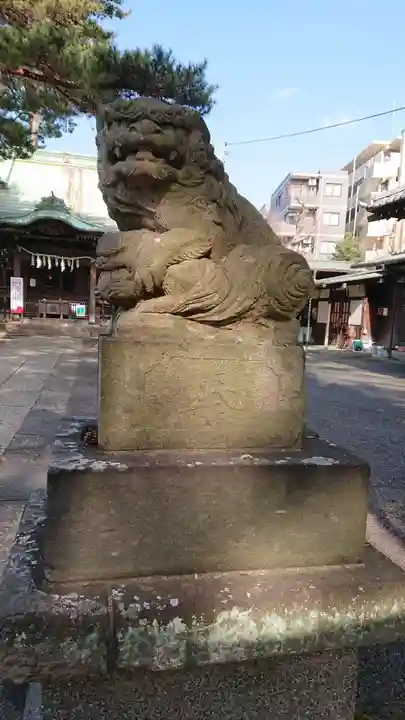 駒留八幡神社の狛犬