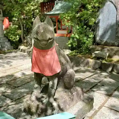 瑜伽神社の狛犬