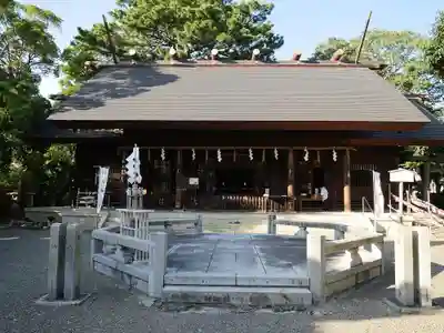 安久美神戸神明社の本殿・本堂