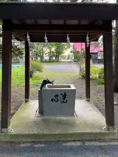 相内神社の手水