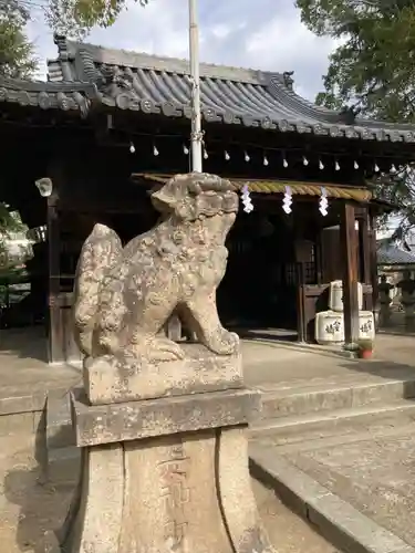 九所御霊天神社の狛犬