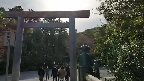 伊勢神宮内宮（皇大神宮）の鳥居