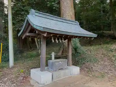村檜神社の手水舎