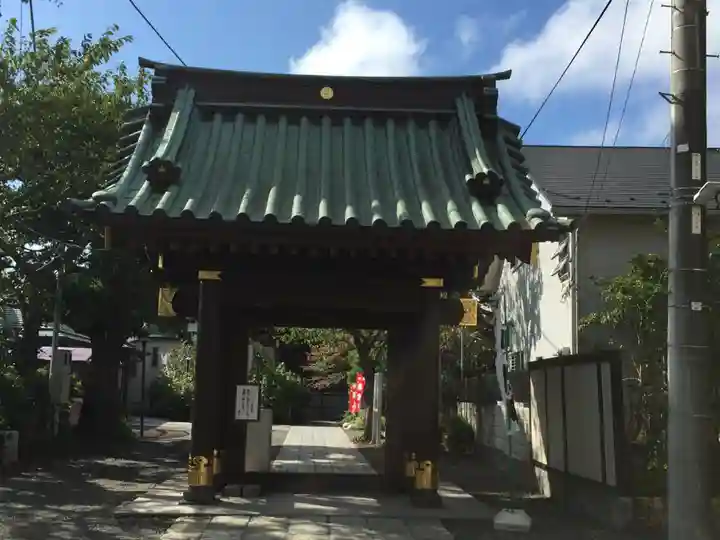 妙隆寺の山門・神門