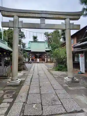 高円寺天祖神社の鳥居