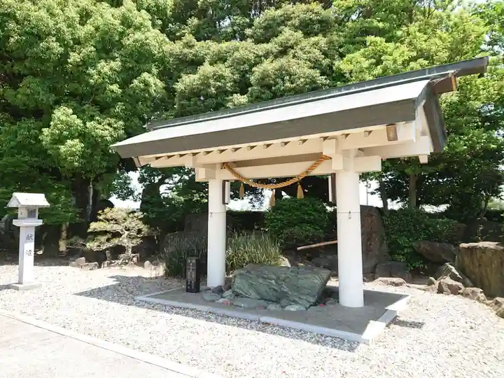 神明社(上細池神明社)の手水舎