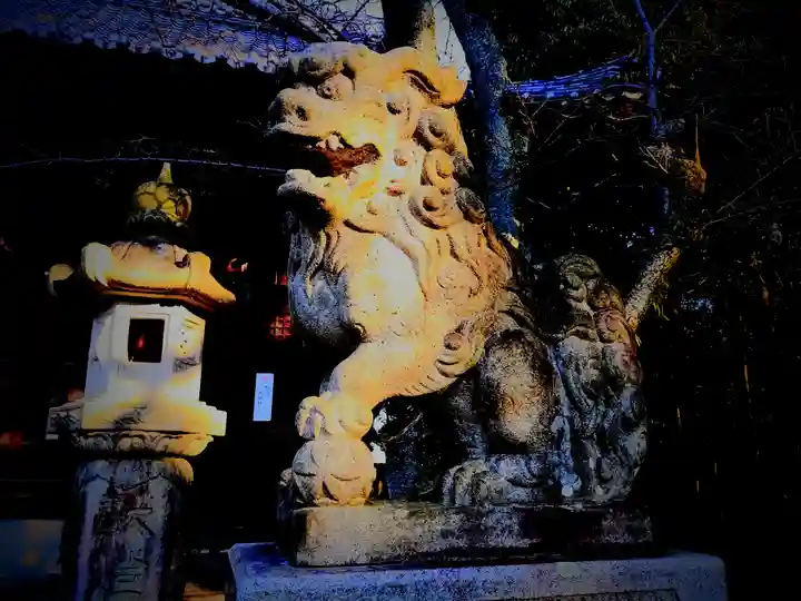 洲原神社の狛犬