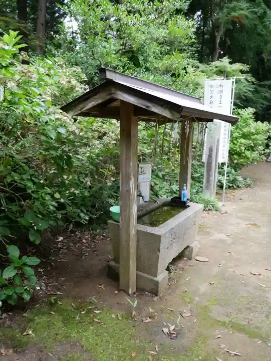 胎安神社の手水舎