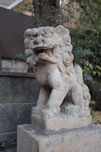 小梳神社の狛犬