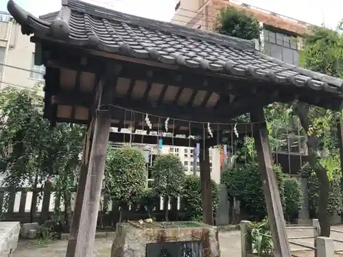 柏神社の手水舎