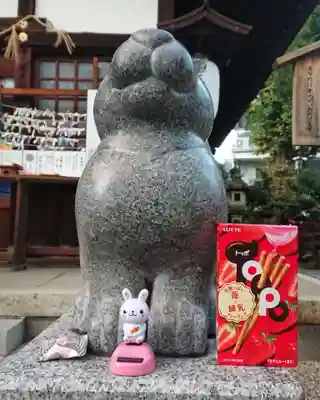 三輪神社の狛犬