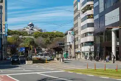 熊本市街の様子。