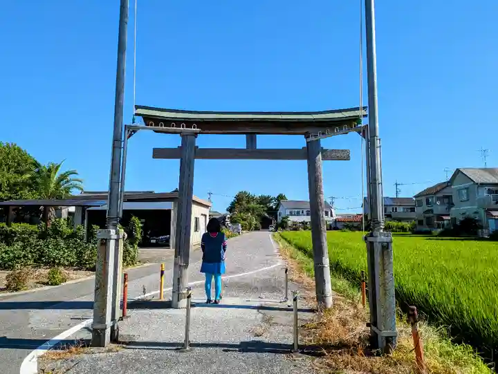 中一色神社の鳥居