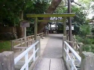 御食神社(豊受大神宮摂社)の鳥居
