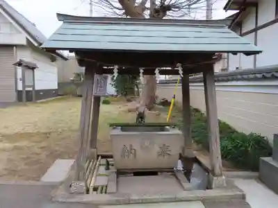 子守神社の手水舎