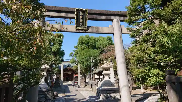 橘樹神社の鳥居