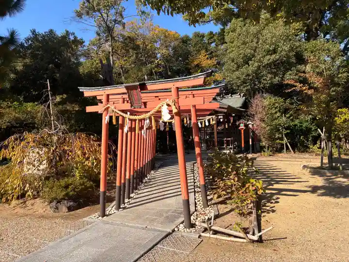 辛國神社の鳥居