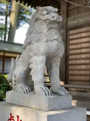 小室浅間神社の狛犬