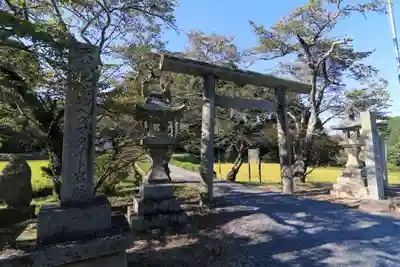 鹿島大神宮の鳥居