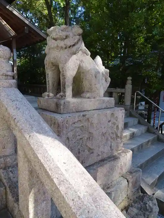 飯盛神社の狛犬