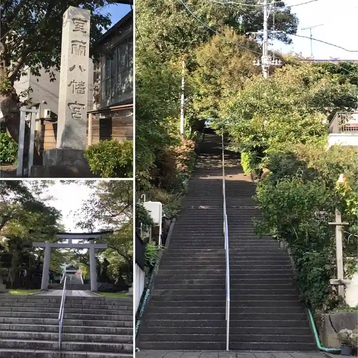 室蘭八幡宮の鳥居