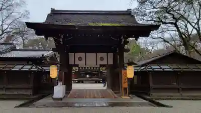 河合神社(鴨川合坐小社宅神社)の山門・神門