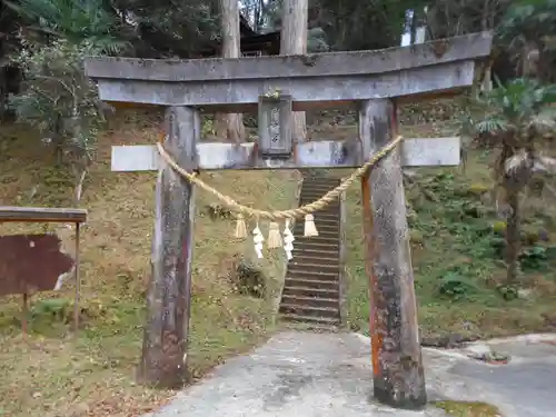 白谷神社の鳥居