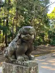 蛟蝄神社奥の宮の狛犬